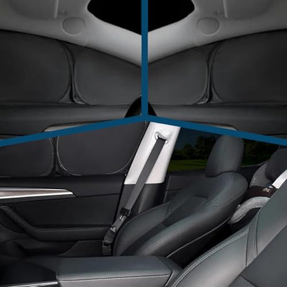 Front Side Window Sun Shade Customized for Mercedes Sprinter VS30 Van 2019-2026, 2PCS Foldable Window Sunshade Sun Protector for Side Windows Reflect UV Privacy Protection - color: Side Window