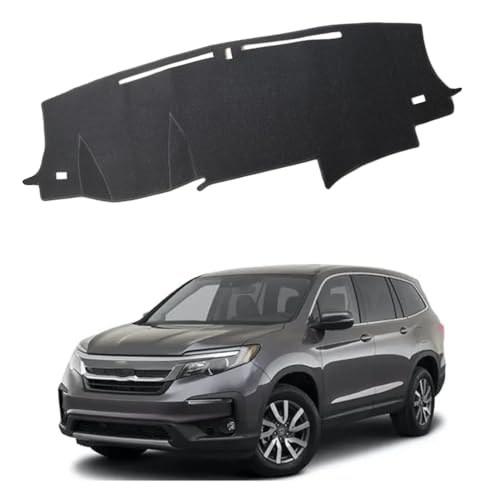 XITER Polyester Dashboard Cover Mat Carpet Dash Nonslip Sun Shade Mat Compatible For Honda Pilot 2016 2017 2018 2019 2020 2021 2022. - size: 2016-2022 Pilot