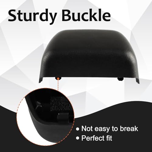 Rear Seat Belt Turning Loop Cover Compatible with Wrangler JK 2007-2010 Replace#:5HU37XDVAC - size: 5HU37XDVAC