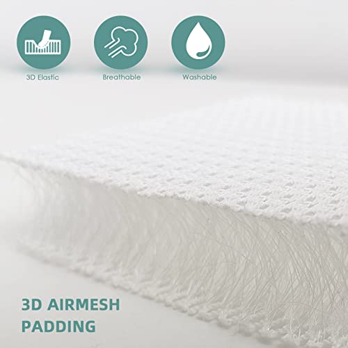 AEROiVi Car Seat Cushion for Driving, Breathable 3D Air Mesh, Non-Slip Bottom, Comfort Car Seat Protector, Car Seat Pad Also Works with Truck and Office Chair Home - size: 1.2 inch thick