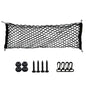 ZIMISI Car Cargo Net, Elastic Stretchable Car Trunk Cargo Storage Net with Hooks, Double-Layer Nylon Truck Organizer Mesh, Vehicle Interior Accessories for Most SUVs, Trucks (43.3x15.7 inch/110×40 cm) - size: 43.3x15.7 inch/110×40 cm