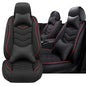 Car Seat Cover for KIA Soul 2010-2025, Driver's Seat Covers,Non-Slip Waterproof seat Cover,Wear-Resistant Nappa Leather car seat Covers. (Luxury 2 Seats/Black) - color: Black, size: Luxury 2 Seats
