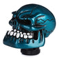Skeleton Shifter Knobs Skull Gear Lever Handle Car Shift Head Fit Most Manual Automatic Transmission, Metallic Blue - color: Green 2