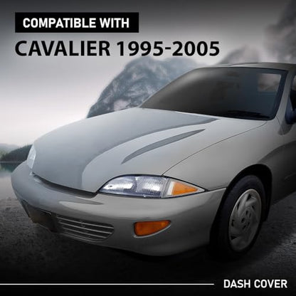Dash Cover Dashboard Panel Compatible with Chevy Cavalier 1995-2005 Beige