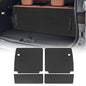 Backrest Mat for Mitsubishi Outlander Accessories 2022-2025 2026 with Velcro Cargo Trunk Liner All Weather Split Dog Liner Pet Mat 4 PCS - size: Backrest Mat