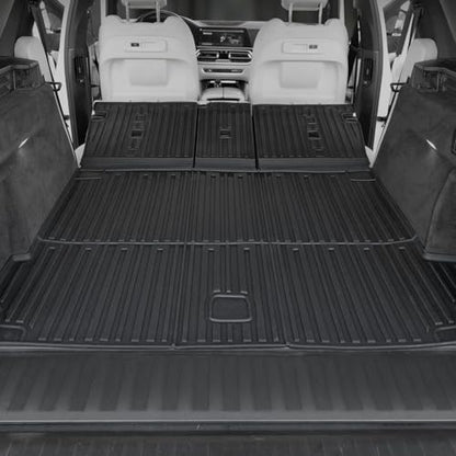 Cargo Mat with Backrest Mats for 2019-2025 2026 BMW X5 G05, All-Weather TPE Cargo Liner Trunk Mat with Seat Back Covers for BMW X5 Accessories (Only for 5 Seats)