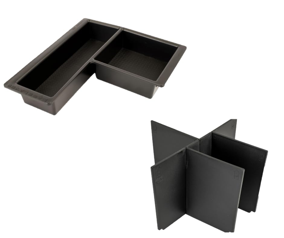 Vehicle OCD – Center Console Divider and Tray for Honda Pilot (2023-2026), Ridgeline (2024-2026), and Passport (2024-2026) – Made in USA – SLX517 - size: 2023-2026, style: Boxed Set