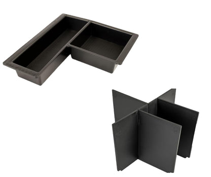 Vehicle OCD – Center Console Divider and Tray for Honda Pilot (2023-2026), Ridgeline (2024-2026), and Passport (2024-2026) – Made in USA – SLX517 - size: 2023-2026, style: Boxed Set