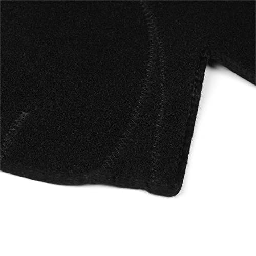 X AUTOHAUX Car Dashboard Cover Nonslip Black Sun Pad for Mazda 6 2009-2011