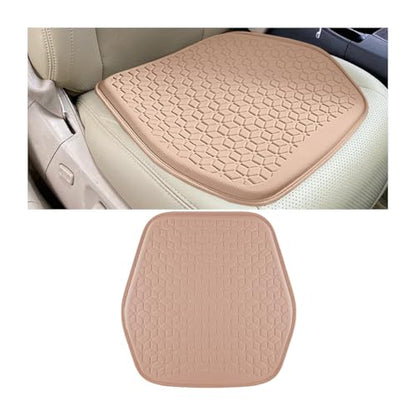 Gel Car Seat Cushion, Soft Cooling Honeycomb Non-Slip Vehicle Seat Bottom Mat for Long Sitting, Breathable Automotive Interior Chair Pad to Reduce Sweat, Universal for Truck SUV RV (Pink) - color: Pink