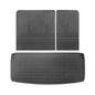 VEVOR Cargo Mats Compatible Tahoe & GMC Yukon 2021-2024, Custom Fit TPE Cargo Liner Set for SUVs, Trunk and Rear Back Seat Protector Replacement, Trunk Mat and Backrest Mats - style: Tahoe/GMC Yukon 2021-2024
