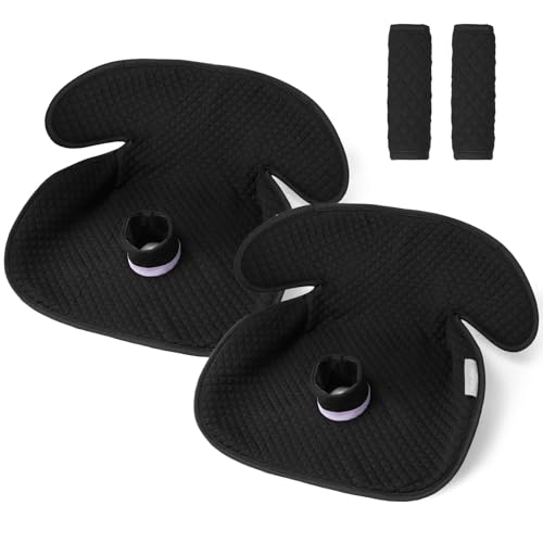 TinlyFinly 2 Pack Baby Potty Training Car Seat Protector, Washable Carseat Piddle Pad for Baby Infant Toddler, Waterproof Car Seat Liner to Prevent Pee - 2 Pack, Black - color: Black, size: 2 Pack