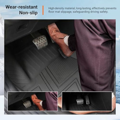 powoq Floor Mats Compatible with 2019-2023 Jeep Cherokee Cargo Mat Floor Liner Replacement for 2019-2023 Jeep Cherokee Accessories (Not for Grand Models) (Trunk Mat+Backrest Mat+Floor Mats) - size: Compatible with Jeep Cherokee | 2019-2023