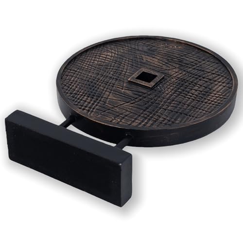 Round Sculpture Decorative Objects Shelf Decor Aesthetic Home Decor Items Accents for Living Room Console Table Decorations (Black C) - color: Black C