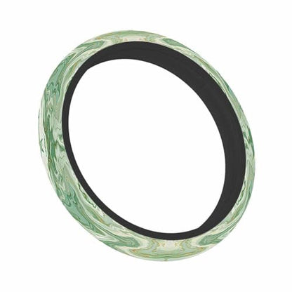 Marble Texture Elastic Steering Wheel Cover Abstract Background Golden Steering Wheel Cover Anti Slip Protective Case Universal Stretch Steering Protector - color: Multi1117