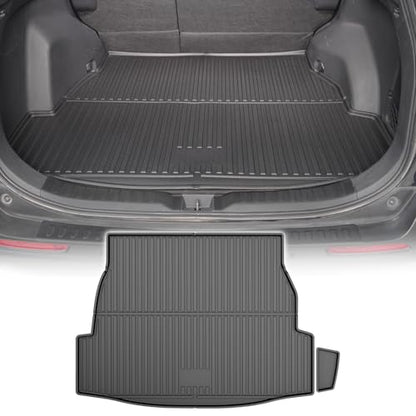 AOMSAZTO 2025 Cargo Mat: All Weather Cargo Liner Compatible with Toyota RAV4 (Include Hybrid) 2019-2025 Waterproof Trunk Mat TPE 3D Heavy Duty Rear Trunk Tray - style: 2019-2025 | For Toyota Rav4 Cargo Mat