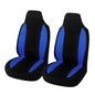 Moly Magnolia Car Front Seat Covers, Blue, Mesh, Universal Fit, Compatible with Car, Truck, Van, SUV, Automotive Front Seat Cover Pair - color: Blue