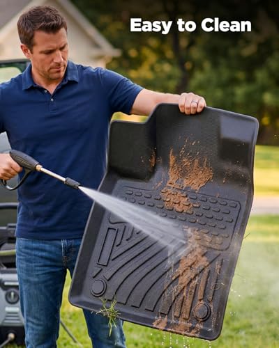 Full Set of Floor Mats for Volkswagen Atlas 2018-2025 2026(7 Seats, Not for Cross Sport), Cargo Liner & Backrest Mats & Door Sill Guards, All Weather Anti-Slip Car Interior Accessories for VW Atlas