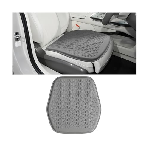Gel Car Seat Cushion, Non-Slip & Comfortable Automotive Chair Protector Pad for Driving, Breathable Vehicle Interior Mat Cover Accessories, Universal for SUV Sedan Truck (Gray) - color: Gray