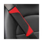2PCS Car Seat Belt Cover, Carbon Fiber Seatbelt Shoulder Protection, Soft Car Seat Belt Strap Cushion Protect Your Neck and Shoulder, Car Accessories Seat Belt Pad for Car Truck (Red) - color: Red