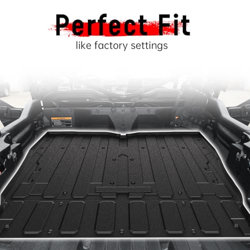 UTV Bed Mat Liner for for Honda Pioneer 1000-5 16-25, TPE Rubber Rear Cargo Bed Mat All Weather Protection Slush Liner for Honda Pioneer 1000 5 2016-2025 Accessories, Replace# 0SP42-HL4-501