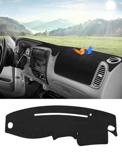 Autorder Dashboard Cover Mat for Ford Ranger 1995-2011/Ford Explorer 1995-2001/Mazda B2300 B2500 B3000 B4000 1995-2008 Accessories Dash Cover Flannel Dash Mat Sunshade Glare UV Rays Protector - size: 1995-2011 Ranger