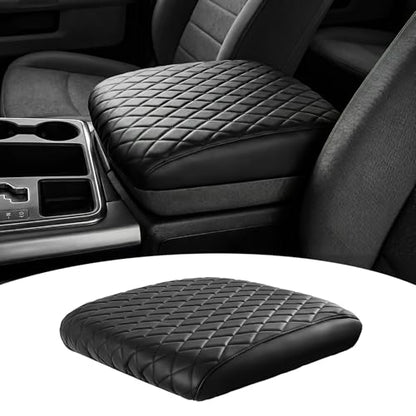 FREESOO Center Console Cover for 2009-2018 Dodge Ram 1500 2500 3500, Armrest Cushion Pad, Waterproof Faux Leather, Easy to Clean, Non-Slip & Anti-Scratch, Bucket Seat Only - size: 2009-2018 Ram Bucket Seat Console