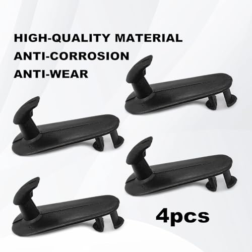 4Pcs Car Floor Mat Clips Floor Carpet Clips Fixing Hooks Compatible with Toyota Lexus Cargo Fastener, Cargo Mat Clip Accessories Black