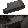 Center Console Armrest Cover for Subaru Crosstrek 2018-2023 and Impreza 2017-2023 Accessories, Premium Leather Arm Rest Cover Pad, Car Middle Console Lid Cover (Orange Stitching) - size: 2018-2023 Subaru Crosstrek & 2017-2023 Impreza