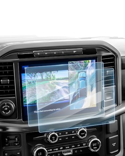 2 Pack Screen Protector for 2021-2025 Ford F150/F-150 Lightning 15.5-Inch Accessories [No Glare & Fingerprint] for 9H Hardness Tempered Glass Navigation Touchscreen - size: 2021-2025 Ford F150/F-150 Lightning