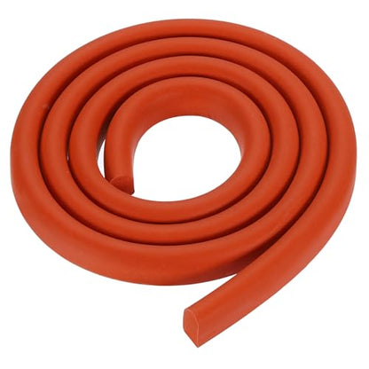uxcell 3.28 ft Foam Backer Rod, 0.39" x 0.47" D-Shaped Solid Joint Filler, Foam Seal Strip for Caulk Saver, Rope Caulk Cement Crack Filler, Red - size: 3.28 ft x 0.39" x 0.47"