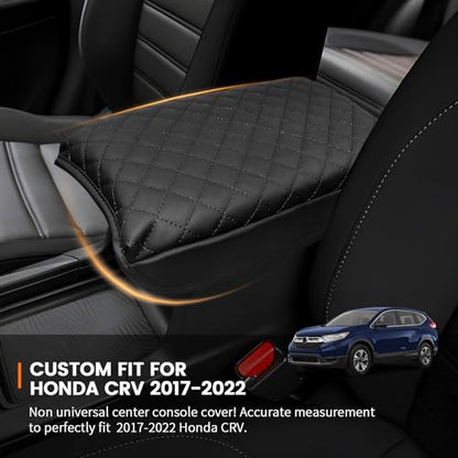 Custom Fit for Center Console Cover Honda CRV 2017-2022 Armrest Cover Center Console Pad Interior Accessories Car Armrest Seat Box Cover Protector - size: Honda CRV 2017-2022