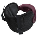SARISUN Travel Pillows for Airplanes, Airplane Pillow with Brown-Red Sleep Eye Mask, 360° Neck Support Headrest, Portable Airplane Travel Essentials, Adjustable Airplane Head Strap, Stop Bobblehead - color: Brown Red
