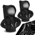 Auto Dynasty 2pcs Car Gear Shift Knob Hoodie, Mini Hoodie Shifter Cover, Automotive Interior Decoration, Gear Shifter Stick Protector, Auto Manual Transmission Lever Cover, Black