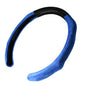 Quick Install Sporty Suede Steering Wheel Cover with Blue Grips Universal fit Any 14.5 to 15 inches Car Sedan Coupe SUV Pickup - color: Black+ Blue Sides, size: Suede