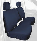 Covercraft Custom-Fit Rear- Third Seat Bench SeatSaver Seat Covers - Polycotton Fabric, Navy Blue - color: Navy Blue