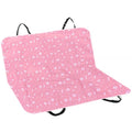 Long Face Pet Seat Cover for Back Seat Nonslip Durable Waterproof Seat Cover Hammock with Storage Pocket for Car Truck and SUV Dog Car Seat Cover (Pink) - color: Pink