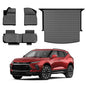 Blazer Floor Mats - Car Mats for Chevy Blazer 2019-2026(Gas Only), All Weather Floor Mats and Cargo Liner for Blazer Base/L/LS/LT/Premier/RS, Heavy Duty Rubber Mats, Car Accessories - size: 1)Chevy Blazer 2019+ Full Set