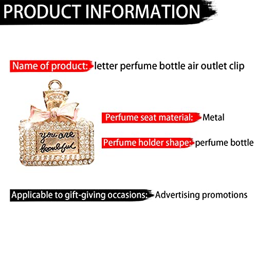 Bling Rhinestone Car Air Vent Clip Charms - 2Pcs Crystal Car Accessories for Women, Interior Decoration