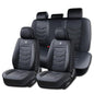 for Nissan Rogue 2008-2026 Car Seat Covers, Black Car Seat Covers, Waterproof Leather, Full Set of 5 Seats, Easy to Clean and Install, Wear Resistance, Protect and Upgrade Seats - color: Lite_Black