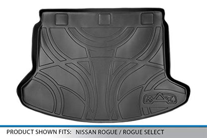 SMARTLINER All Weather Custom Fit Cargo Trunk Liner Floor Mat Compatible with 2008-2013 Nissan Rogue