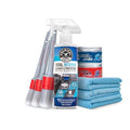 Chemical Guys Car Cleaning Kit Interior 9-Piece - Total Interior Cleaner, Sticky Icky Green Apple & Strawberry Detailing Gel, 3 Detailing Brushes, 3 Towels, Safe for Cars, Trucks, SUVs & More - style: KIT