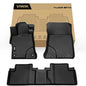 VIWIK Floor Mats for Honda Civic 2012 2013 2014 2015, Custom Fit All Weather TPE Floor Liners for Honda Civic 2012-2015 1st and 2nd Row, Automotive Car Mats, Black - style: Fit for 2012-2015 Honda Civic