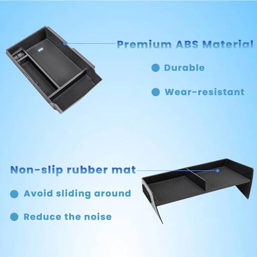 4PCS Center Console Organizer Compatible with 2023 2024 2025 2026 Honda CRV Secondary Box Insert Divider Armrest Storage Tray Hidden Storage Tray Cup Holder Interior Accessories - size: 3 Pcs Center Console Organizer+Cup Holder