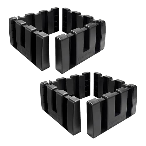 DXNQ 8PCS Multipurpose Cargo Organizer Blocks, Plastic Cargo Storage Organizer Blocks for Wool Carpet Trunk, Grocery Trunk Divider Cargo Containment System for Car SUV Van Trunk - color: 8Pcs