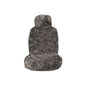 Maples Faux Fox Fur Car Seat Cover for Cars SUV Trucks Universal Fit, Soft Plush Synthetic Fox Buck Fur Car Seat Cushions, 1 Seat (Black White Tip) - color: Black white Tip