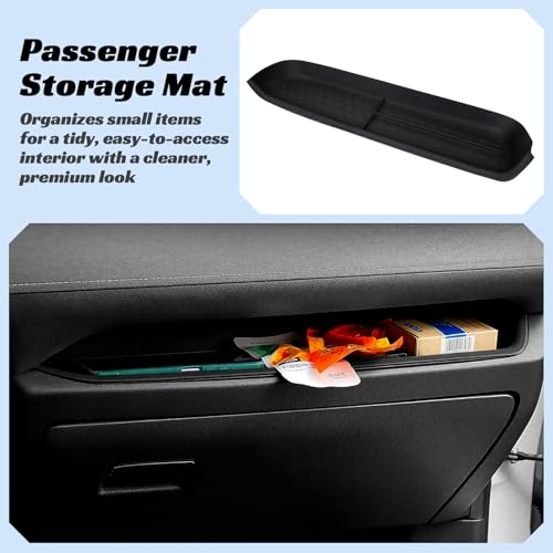 CARFIB Center Console Storage Organizer Tray Fit for Toyota RAV4 2025 2024 2023 2022 2021 2020 2019 Glove Box Organizer Tray Interior Insert Accessories 3PCS - style: Driver + Glove Box + Central Organizer Tray