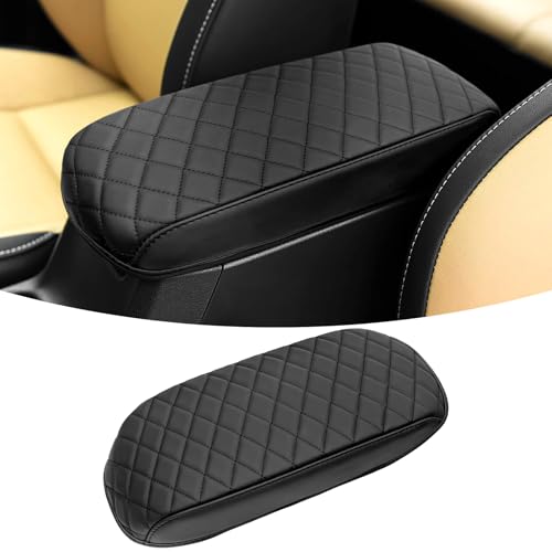 ZZEQYG Center Console Cover for Toyota RAV4 LE XLE Adventure SE Limited Platinum 2013-2018 Accessories Center Console Cover Armrest Box Cover Leather Auto Armrest Cover Protector - color: For RAV4 2013-2018