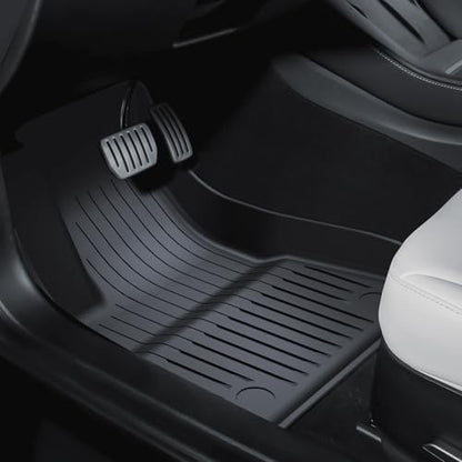 Tesla Model 3 Highland 2024 2026 Floor Mats Set, Custom Fit All Weather TPE Car Mats with Front & Rear Floor Liners, Trunk Cargo Liner & Rear Storage Mats, 6PCS Model 3 Accessories - size: Floor Mats for 2024-2026 Model 3 Highland| 6PCS