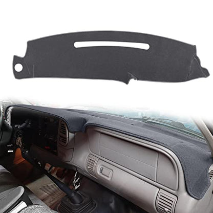 Dash Cover Custom Fit for 1997-2000 Chevy Chevrolet/GMC C1500 C2500 C3500 K1500 K2500 K3500, 1997-1999 GMC Yukon/Chevy Tahoe, 1999-2000 Cadillac Escalade,Dashboard Cover Mat Pad (Gray) - color: Gray